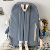 Grand sac à dos en toile multi-poches