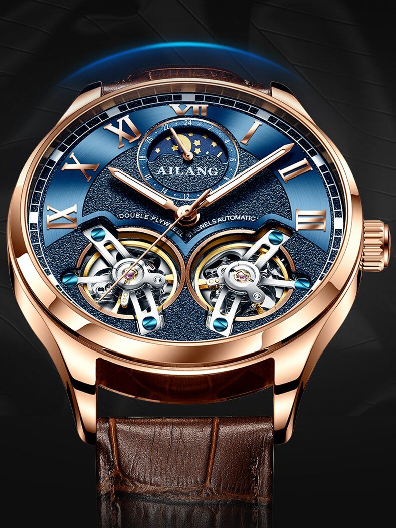 Montre mécanique d'entreprise Tourbillon Design