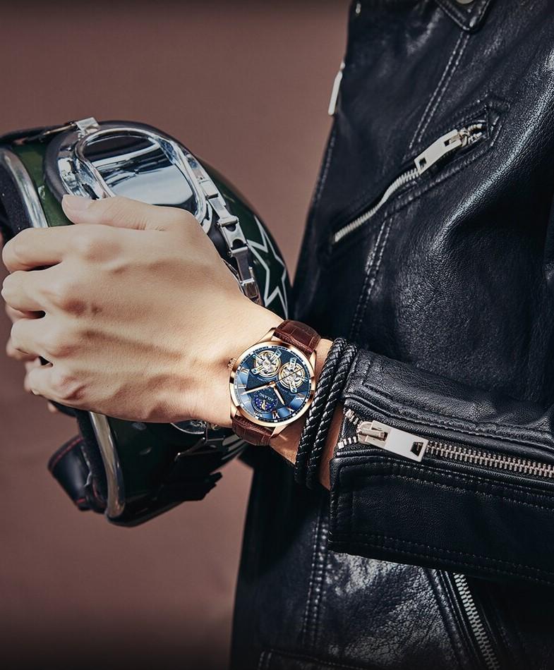 Montre mécanique d'entreprise Tourbillon Design