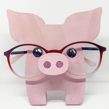 Porte-lunettes Minimals fait main avec motif d'animaux mignons