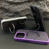 Coque magnétique transparente et antichoc pour iPhone