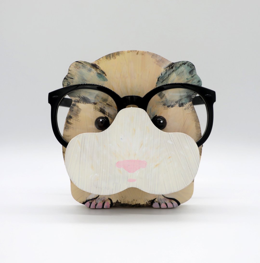 Porte-lunettes Minimals fait main avec motif d'animaux mignons