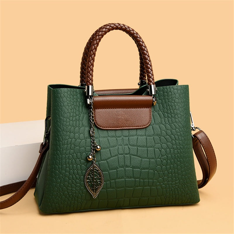 Sac à main pour dames en cuir pressé