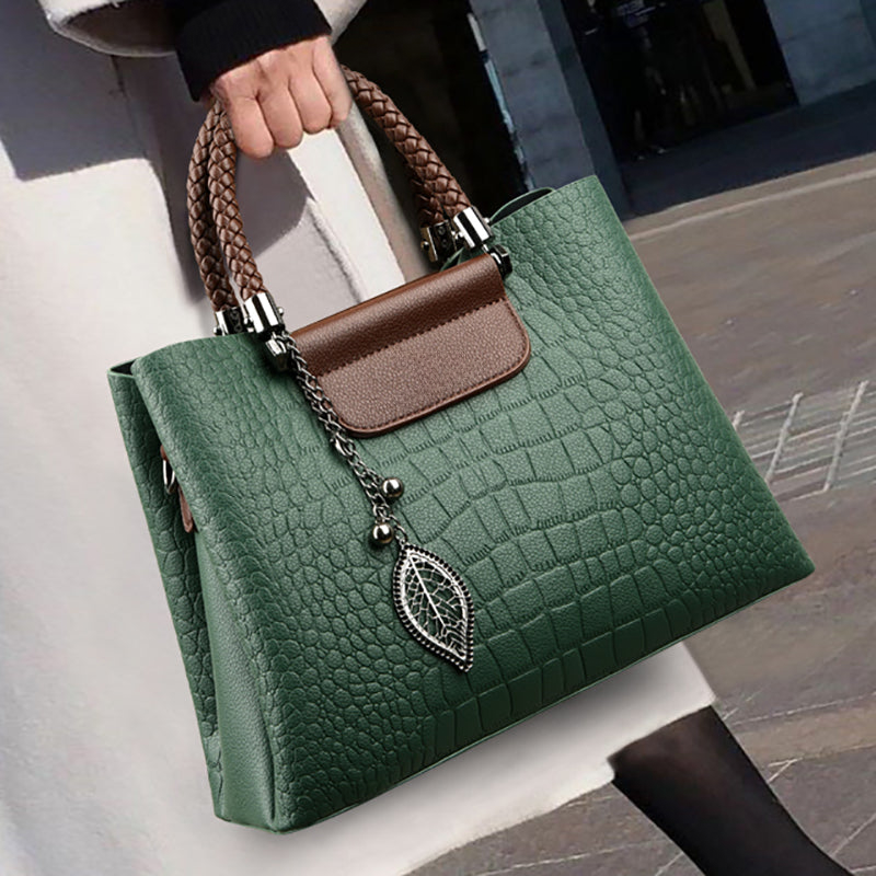 Sac à main pour dames en cuir pressé