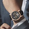 Business Leather Band Mechanical Automatic Watch
