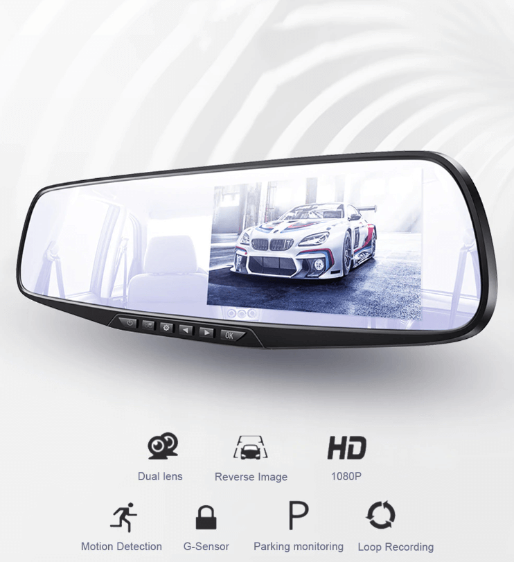 Smart CAM Caméra à double objectif à l'avant et à l'arrière