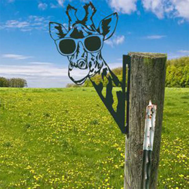Décoration de jardin Décoration de ferme en métal pour l'extérieur