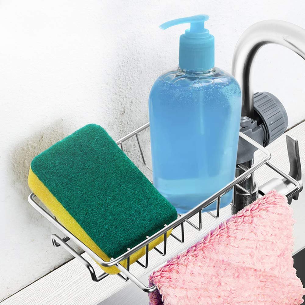 Support de robinet en acier inoxydable Un accessoire de rangement parfait pour votre cuisine