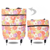 Sac trolley pliable 2 en 1 pour les courses
