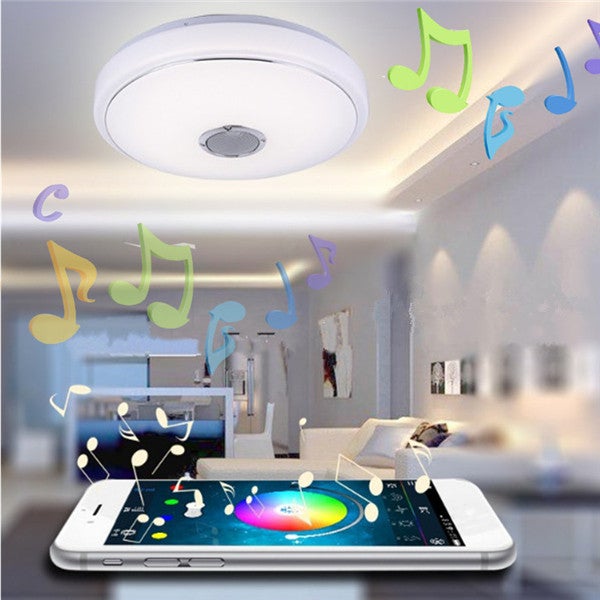 48W 36LED Lampe à gradation moderne avec haut-parleur Bluetooth - LEWASTOCK BOUTIQUE