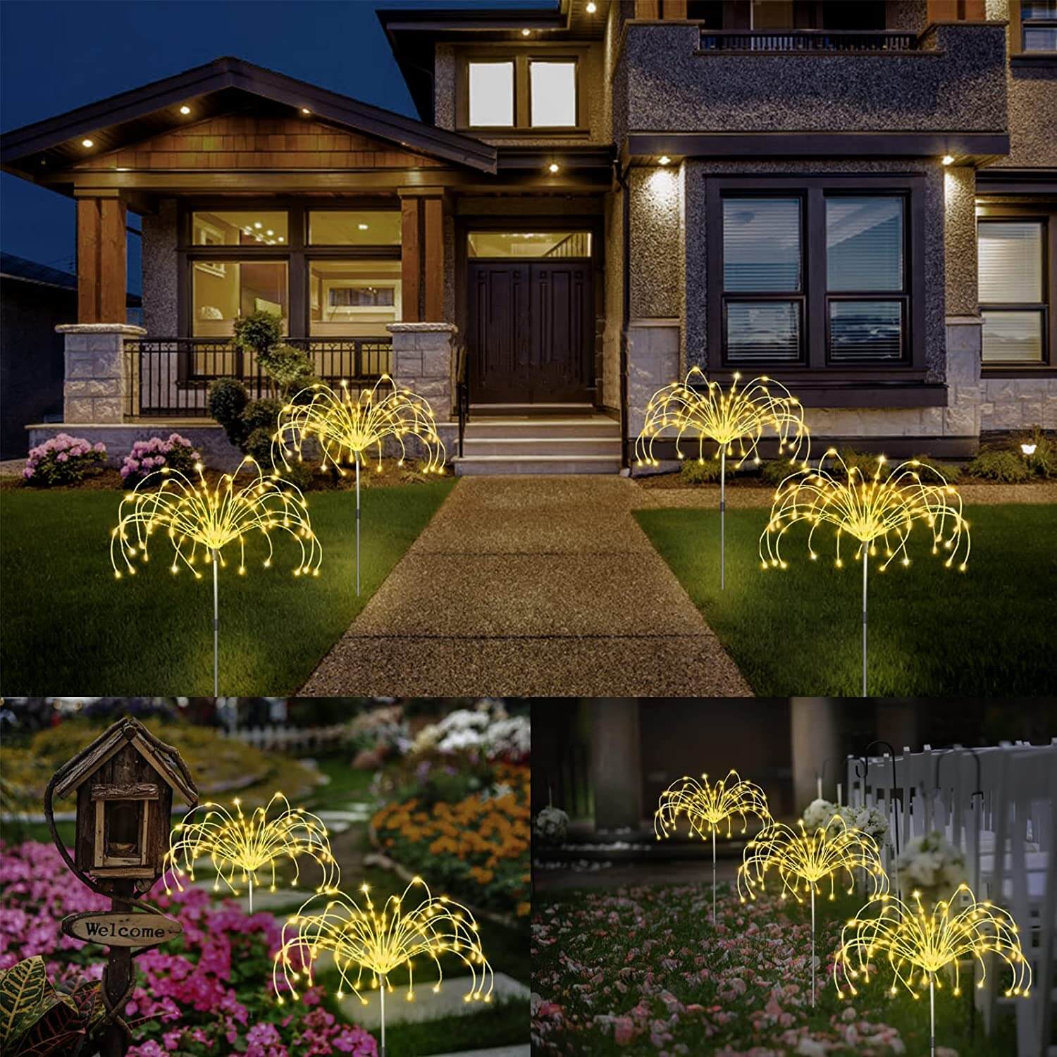 Lampe solaire étanche pour feux d'artifice Belleza