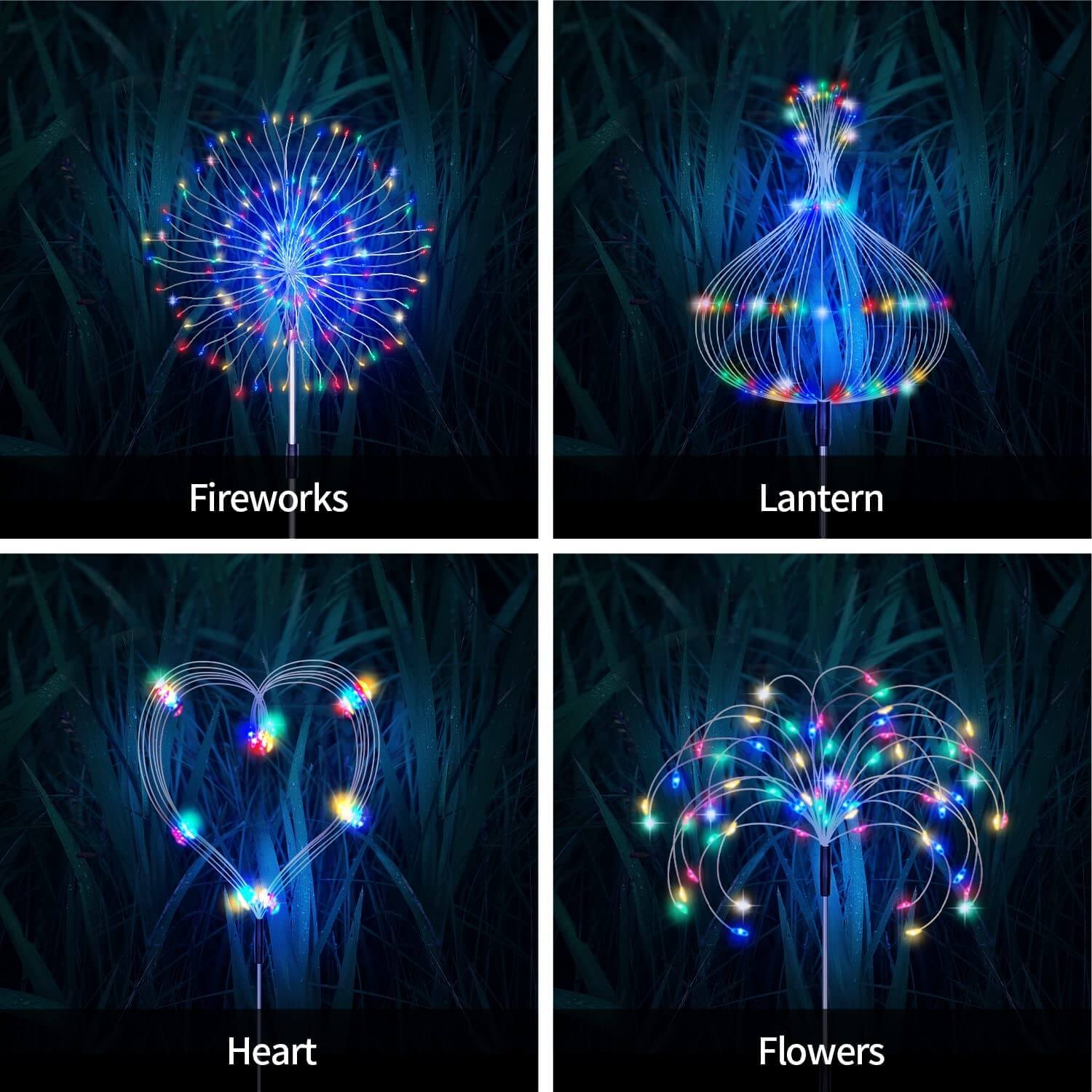 Lampe solaire étanche pour feux d'artifice Belleza