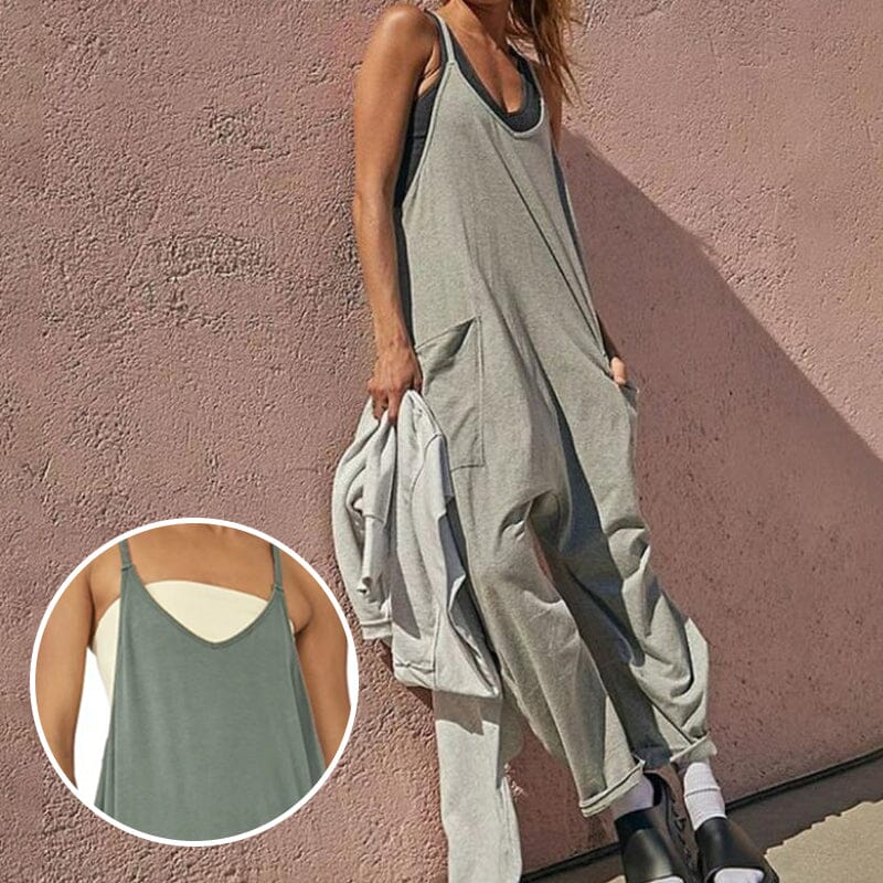 PocketVJumpsuit Combinaison minimaliste élégante