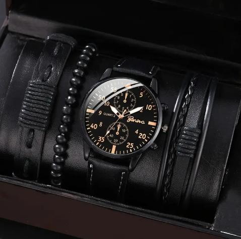 Set de montres et de bracelets 4 pièces