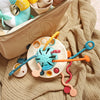 Jouet de traction en silicone pour bébés