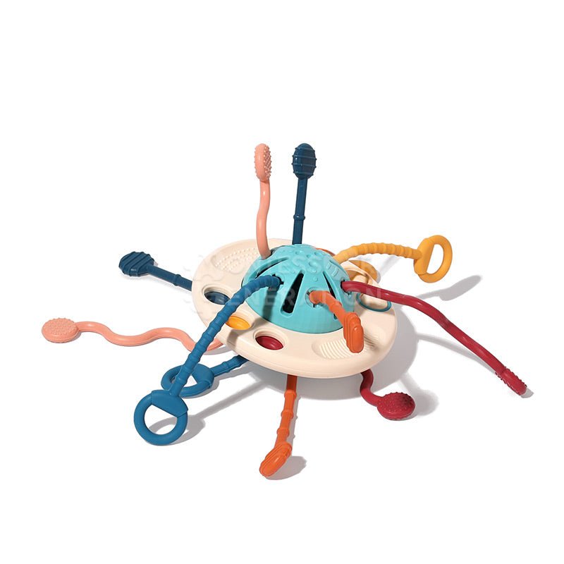 Jouet de traction en silicone pour bébés