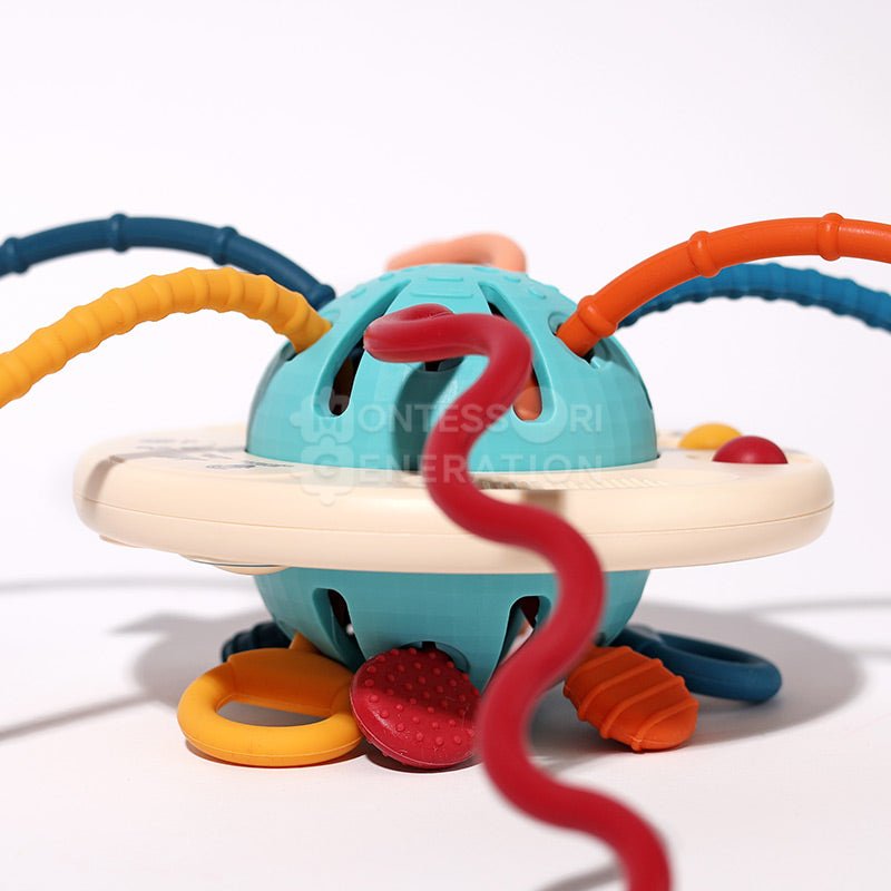 Jouet de traction en silicone pour bébés