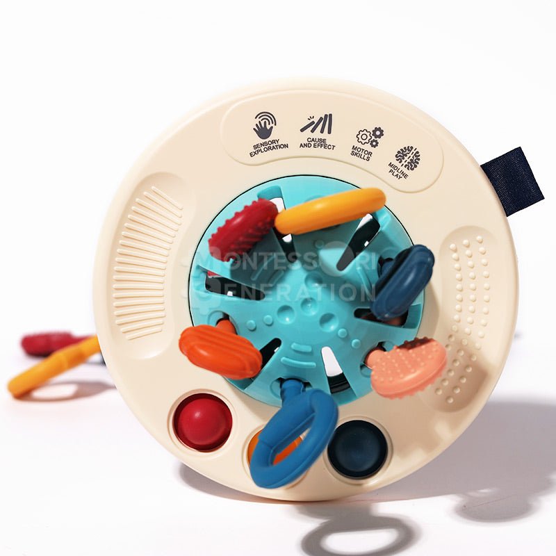 Jouet de traction en silicone pour bébés