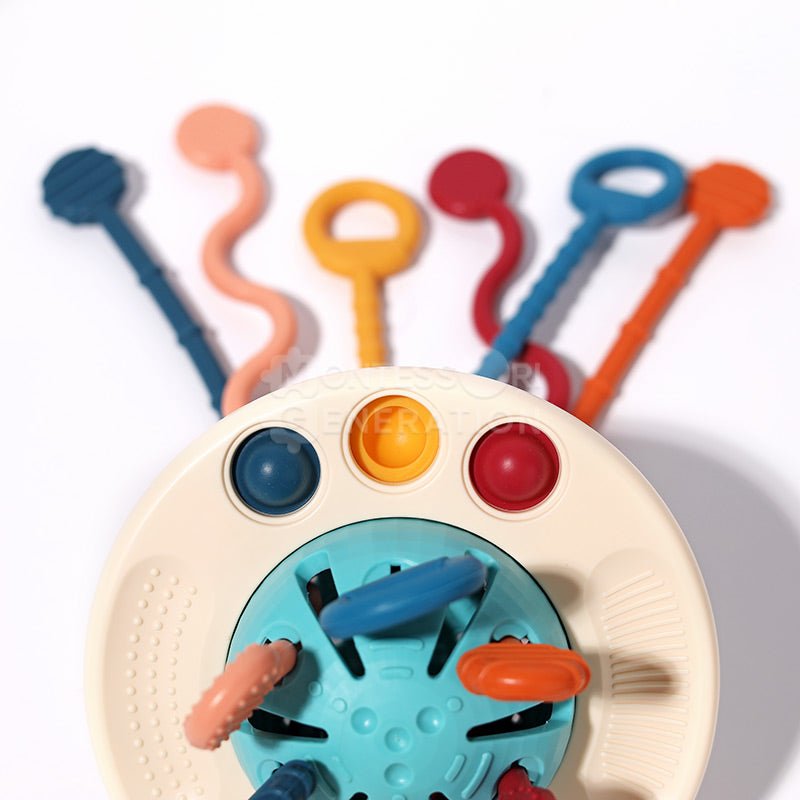 Jouet de traction en silicone pour bébés