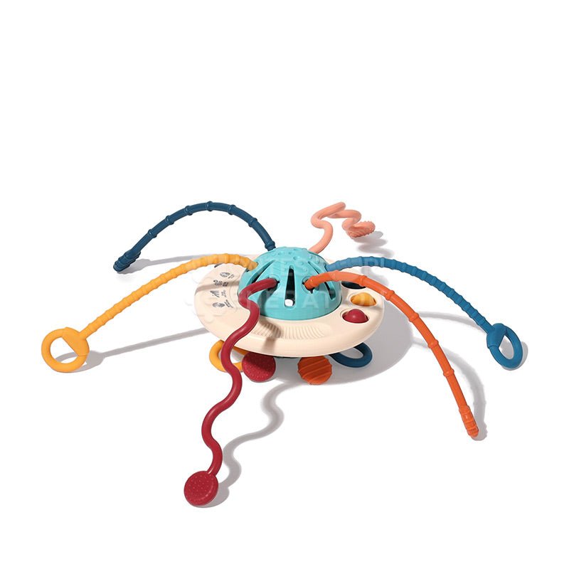 Jouet de traction en silicone pour bébés