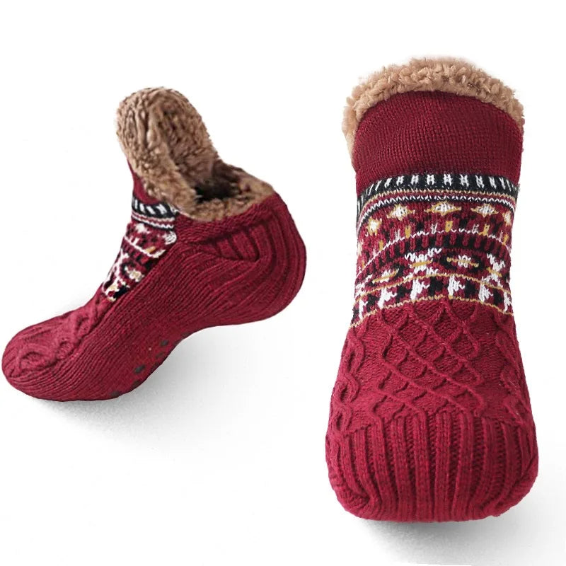 Chaussettes Chaudes Antidérapantes