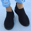 Chaussures de marche gaufrées en cristal pour femmes