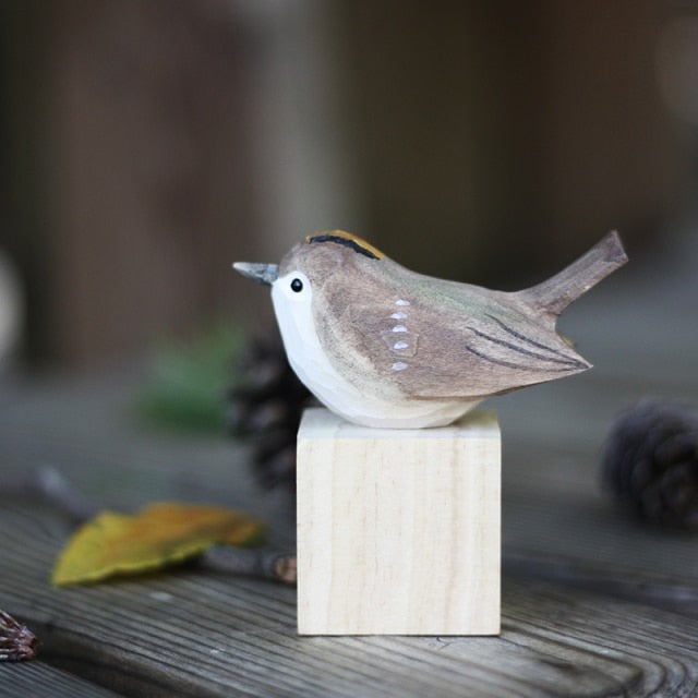 FLUROXO oiseaux en bois faits à la main