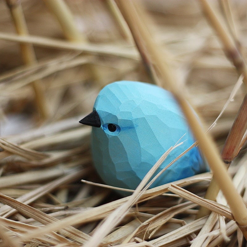 FLUROXO oiseaux en bois faits à la main