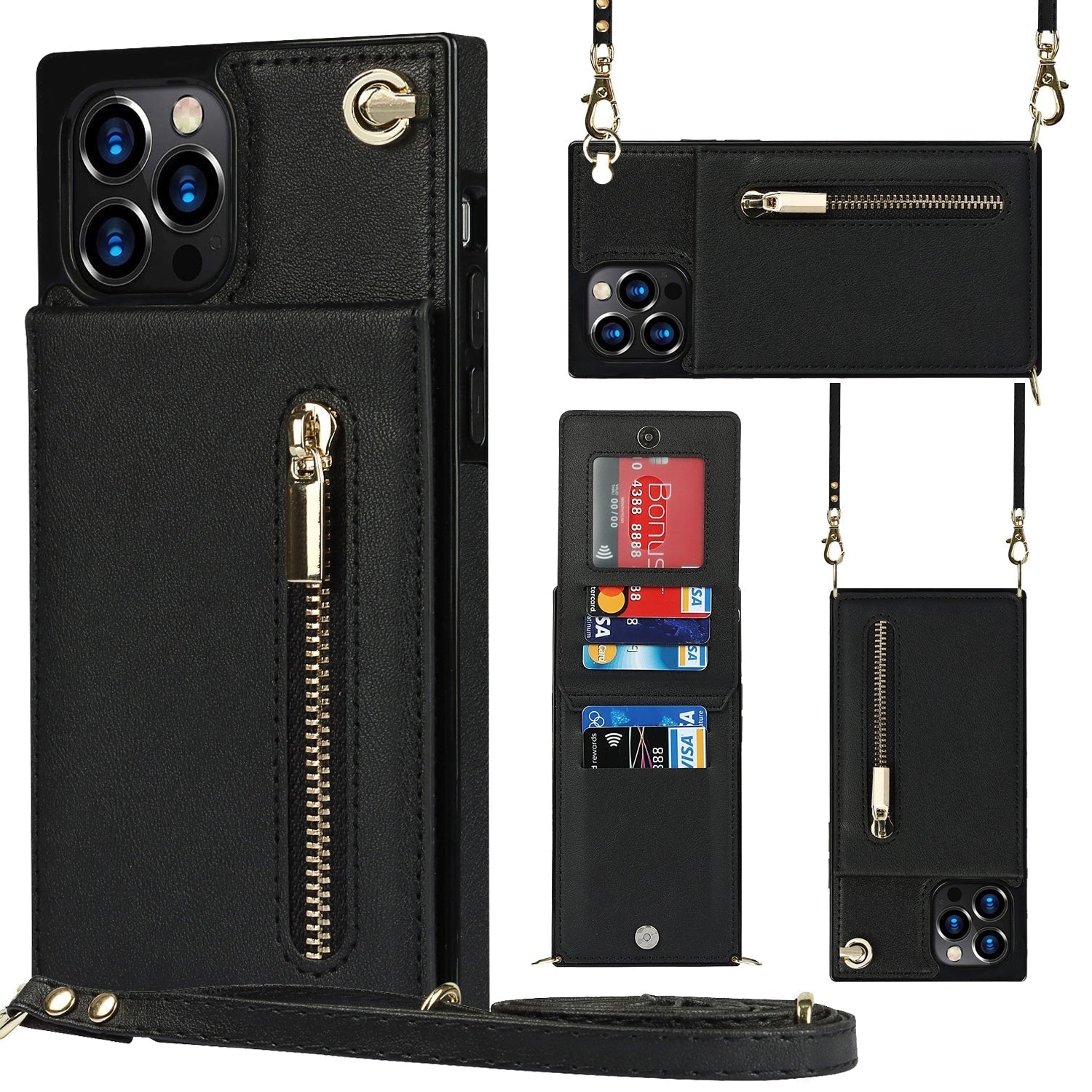 Sac à bandoulière pour téléphone à étui sécurisé