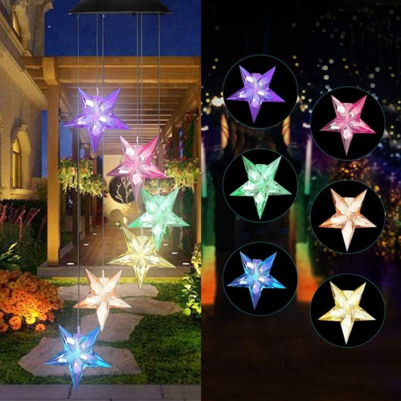 Carillons solaires LED pour colibris