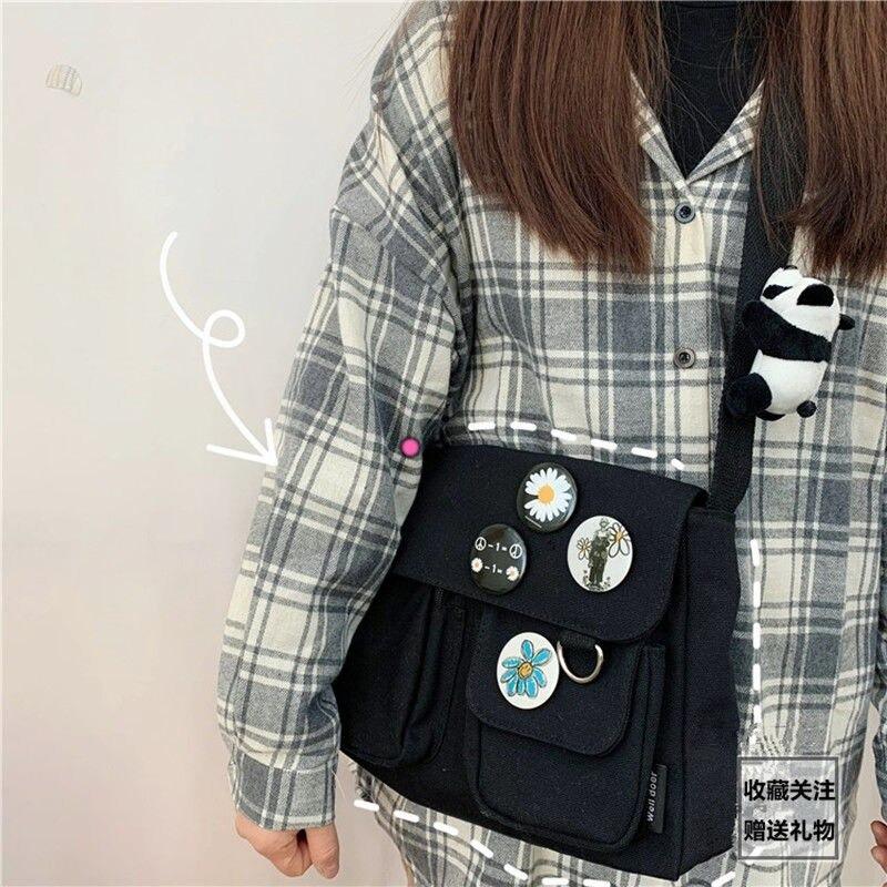 Multi Bag Crossbody Canvas Bag For Women