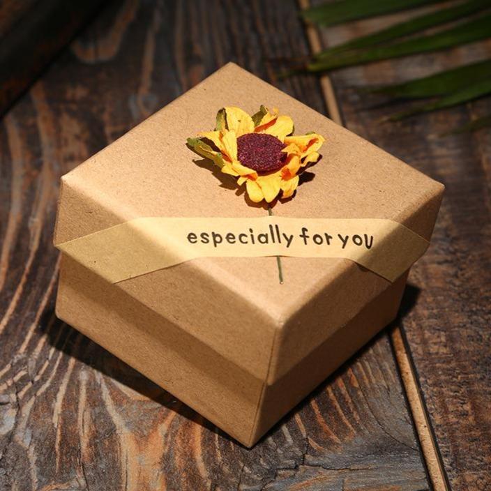 Emballage cadeau Tournesol