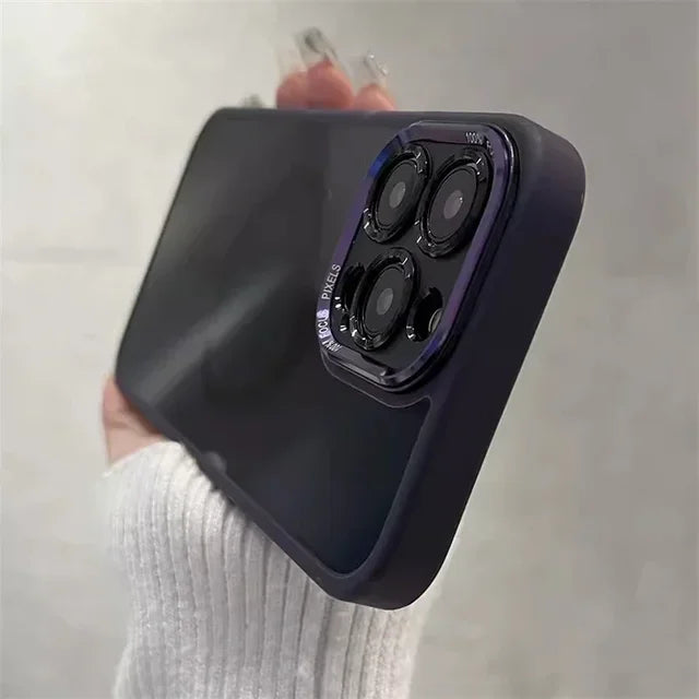 Coque magnétique en silicone pour iPhone : Aimant dorsal, résistant aux chocs et durable