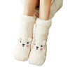 Chaussettes de nuit en velours à l'effigie de l'ours