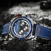 Montre à quartz de luxe, étanche, à chronographe et à sport